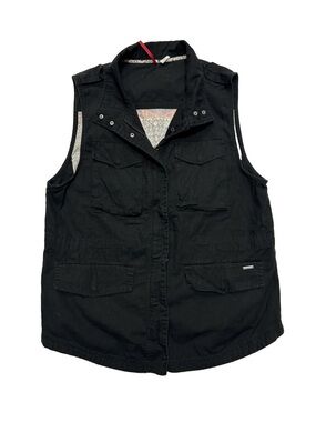 Element Bonfire Vest Size L Aztec Print Elastic Waist Women’s Long Country Artsy